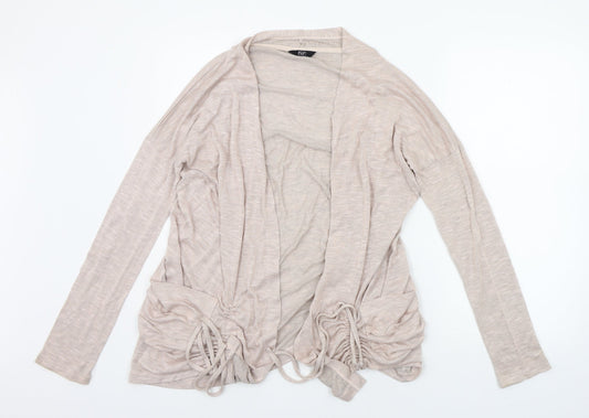 F&F Womens Beige   Cardigan Jumper Size 14