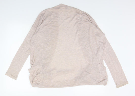 F&F Womens Beige   Cardigan Jumper Size 14
