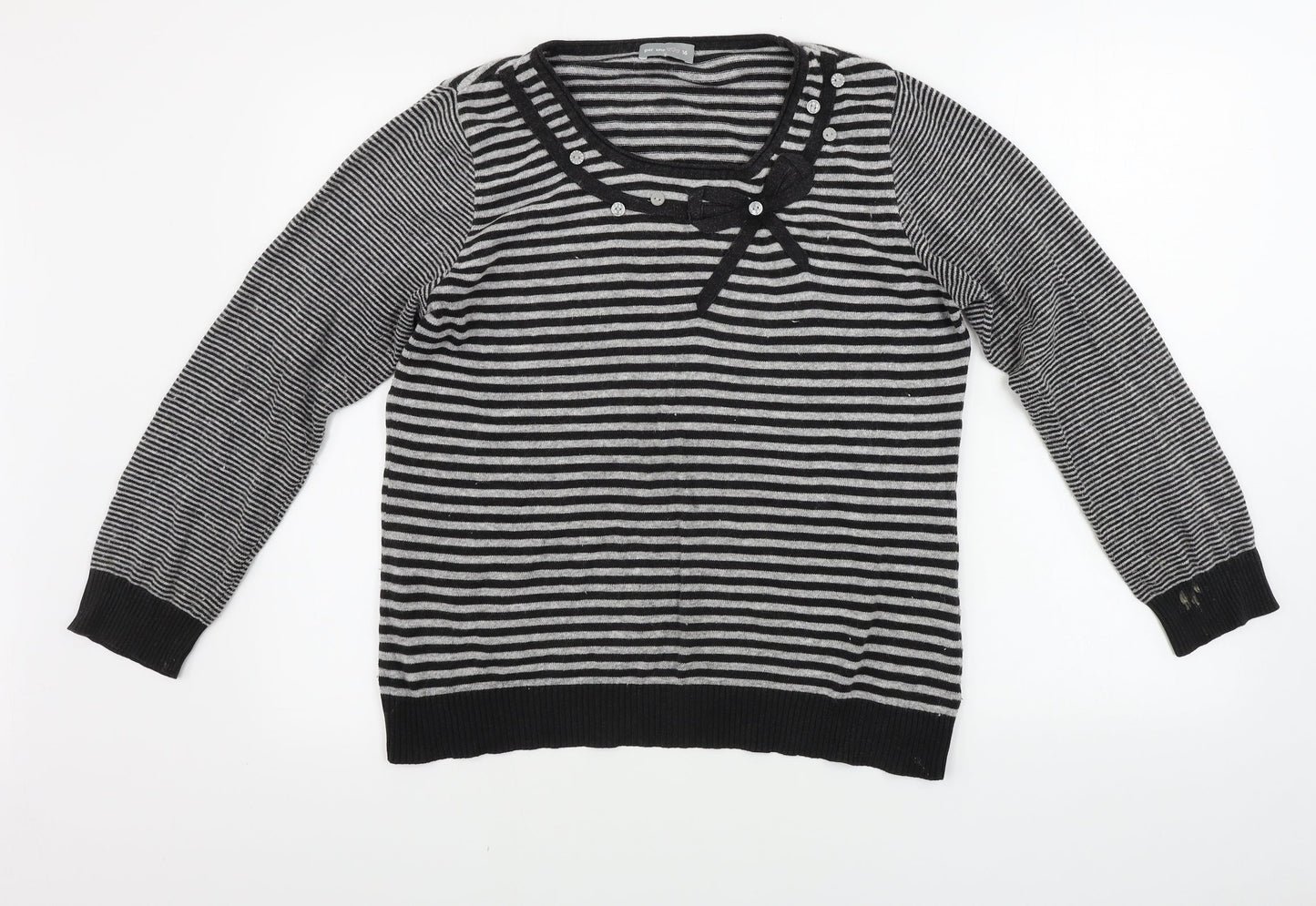 Womens UK Size 16 Marks and Spencer Grey Pullover Jumper