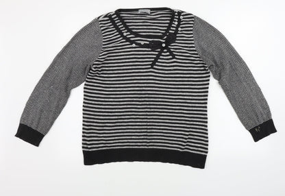 Womens UK Size 16 Marks and Spencer Grey Pullover Jumper