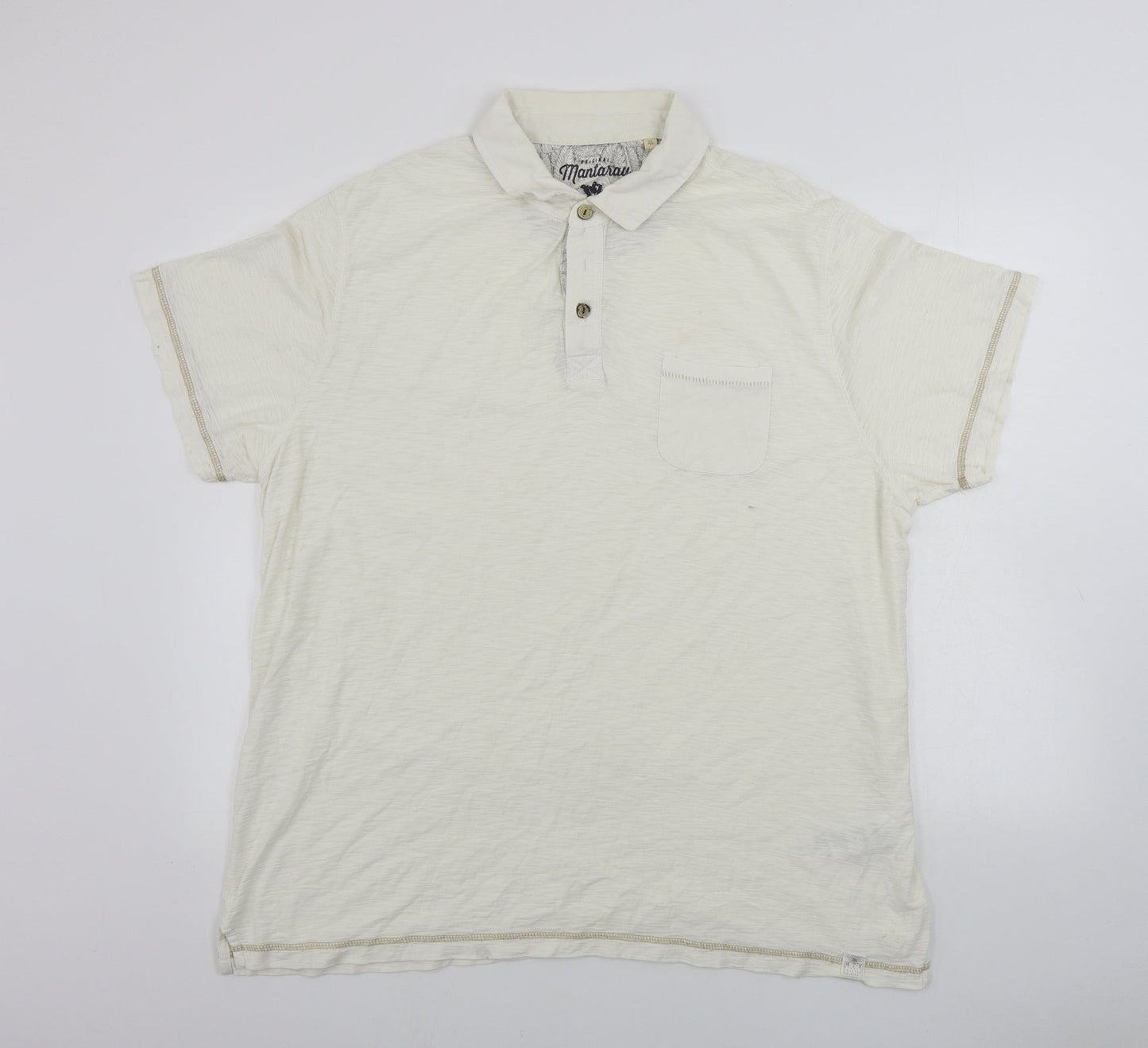 Mataray     Mens Beige    Polo Size XL