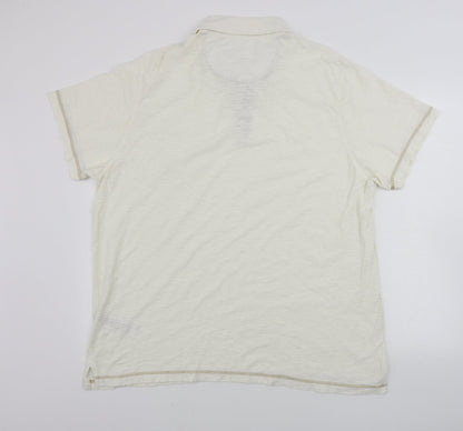 Mataray     Mens Beige    Polo Size XL