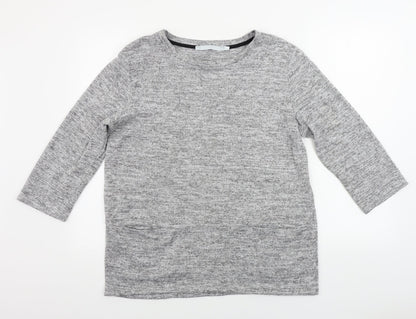 Womens UK Size 14 Pebble bay Grey Pullover Jumper