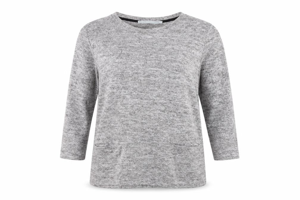Womens UK Size 14 Pebble bay Grey Pullover Jumper