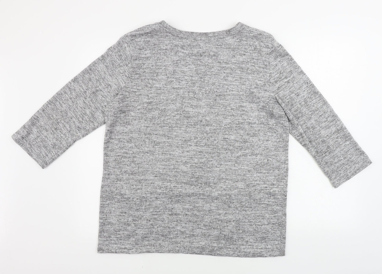 Womens UK Size 14 Pebble bay Grey Pullover Jumper