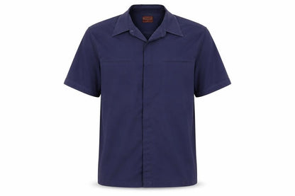 Mens UK Size S Burton Blue  Button-Up Short Sleeve Casual Shirt