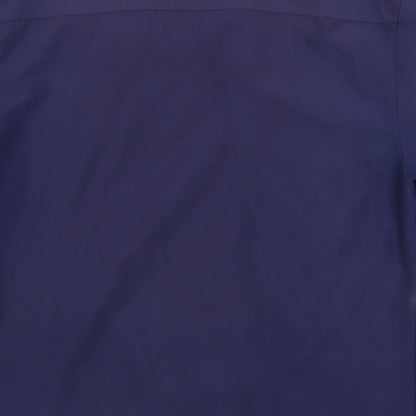 Mens UK Size S Burton Blue  Button-Up Short Sleeve Casual Shirt