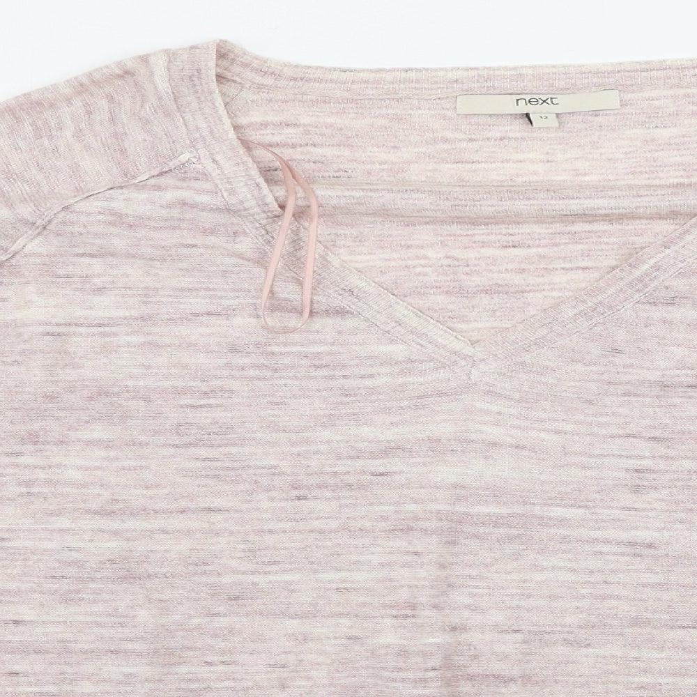 Womens UK Size 12 NEXT Pink Pullover Jumper