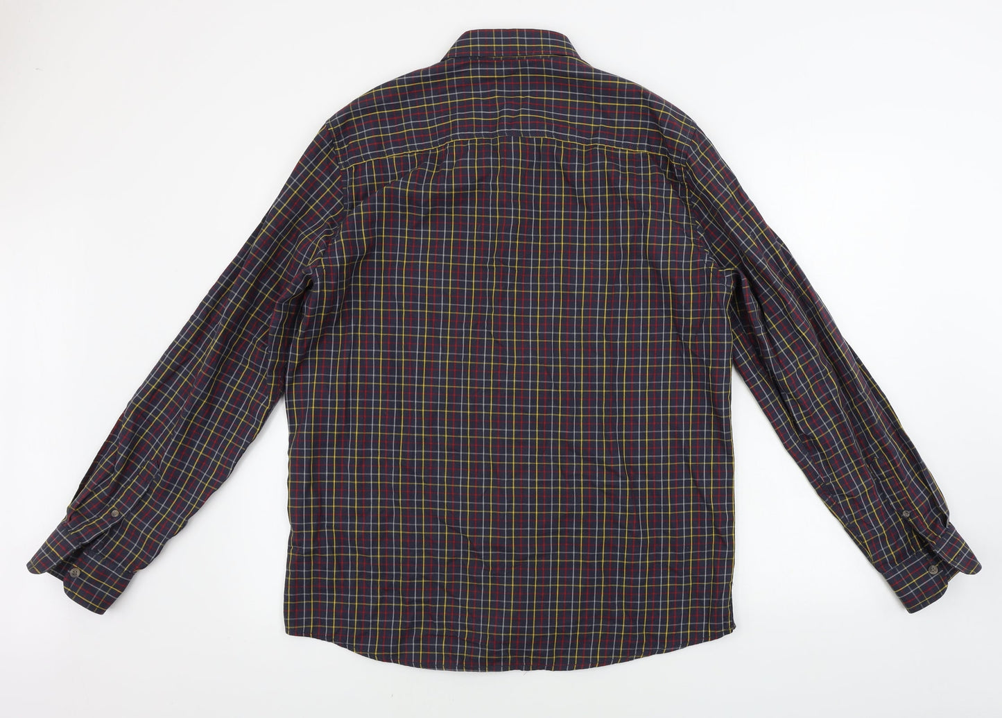 F&F  Mens Brown Check   Button-Up Size L