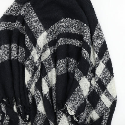Womens UK Size One Size Studio Black Wrap Jumper