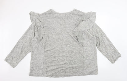 George  Womens Grey   Pullover Jumper Size 2XL