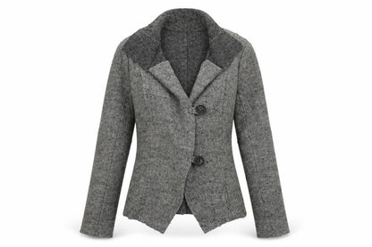 Simon Jefferey  Womens Grey   Jacket Coat Size 10