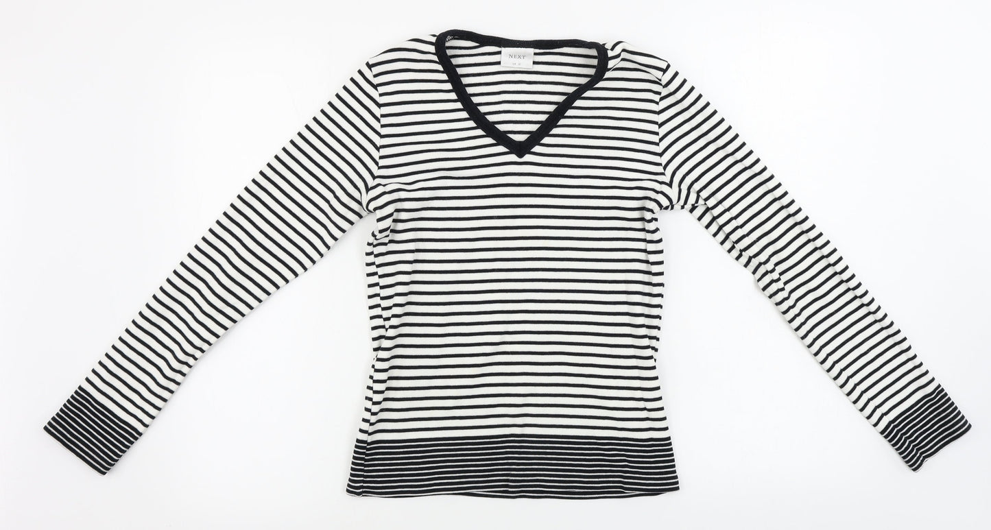 Womens UK Size 12 NEXT White Pullover Jumper