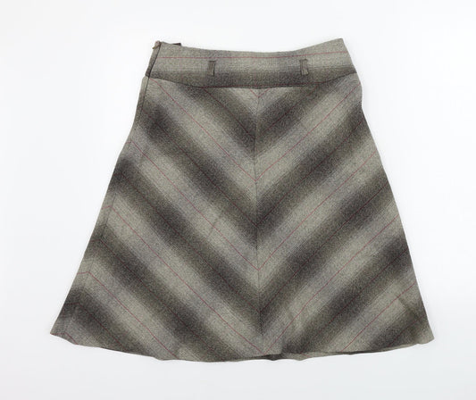 Dorothy Perkins  Womens Brown   A-Line Skirt Size 12