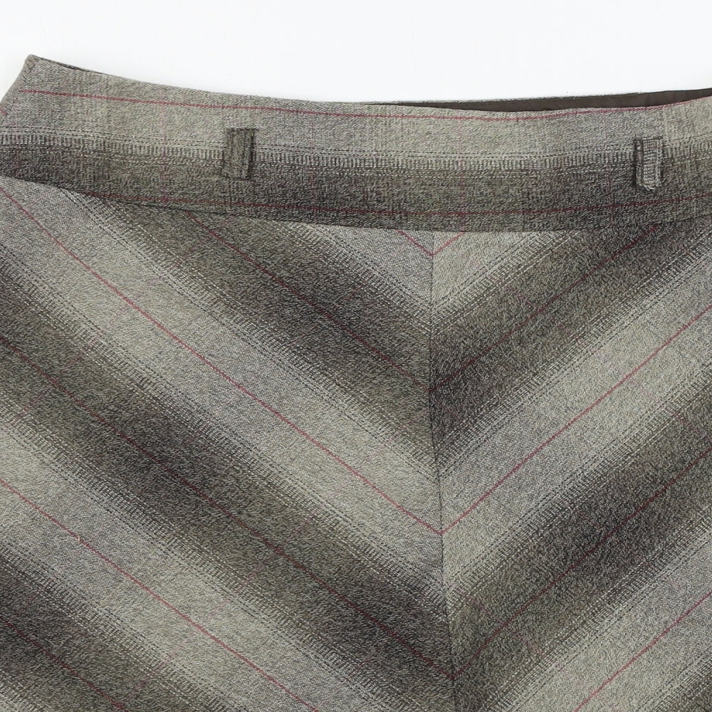 Dorothy Perkins  Womens Brown   A-Line Skirt Size 12