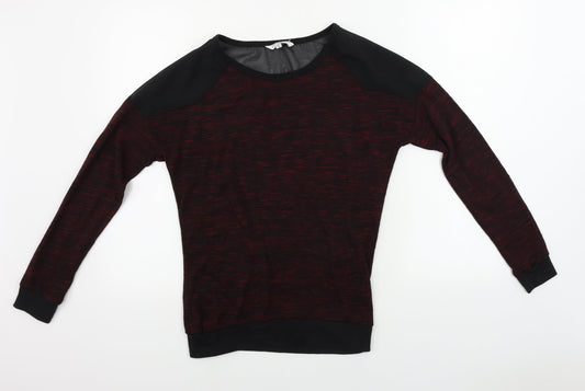 Womens UK Size 8 New Look Red Pullover Jumper