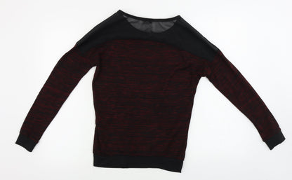 Womens UK Size 8 New Look Red Pullover Jumper