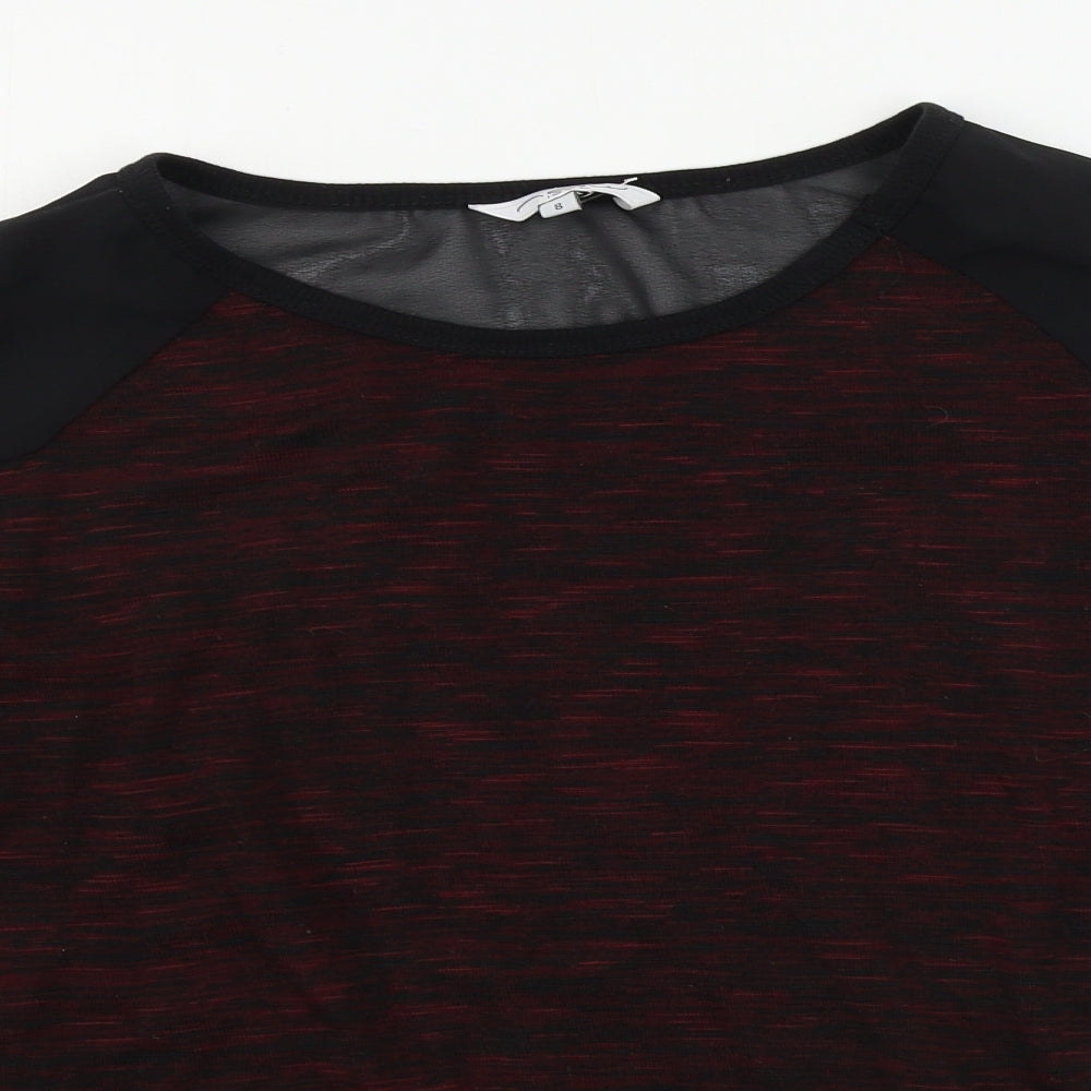 Womens UK Size 8 New Look Red Pullover Jumper