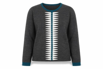 Womens UK Size S Autonomy Grey Pullover Jumper