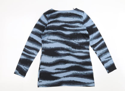 Womens UK Size 10 Love Leisure Blue Pullover Jumper