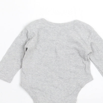 Matalan Baby Grey   Babygrow One-Piece Size 0-3 Months  - stay little