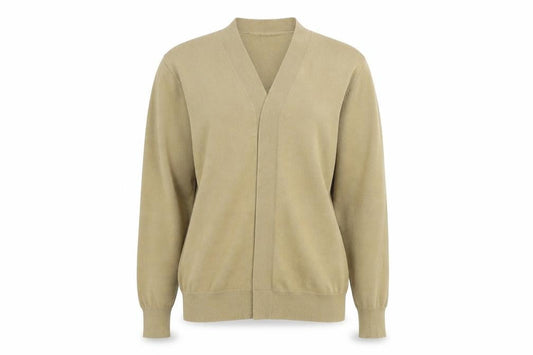 Womens UK Size S QED London Beige Cardigan Jumper