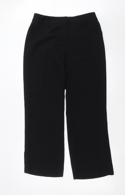 F&F Womens Black   Trousers  Size 12 L30 in