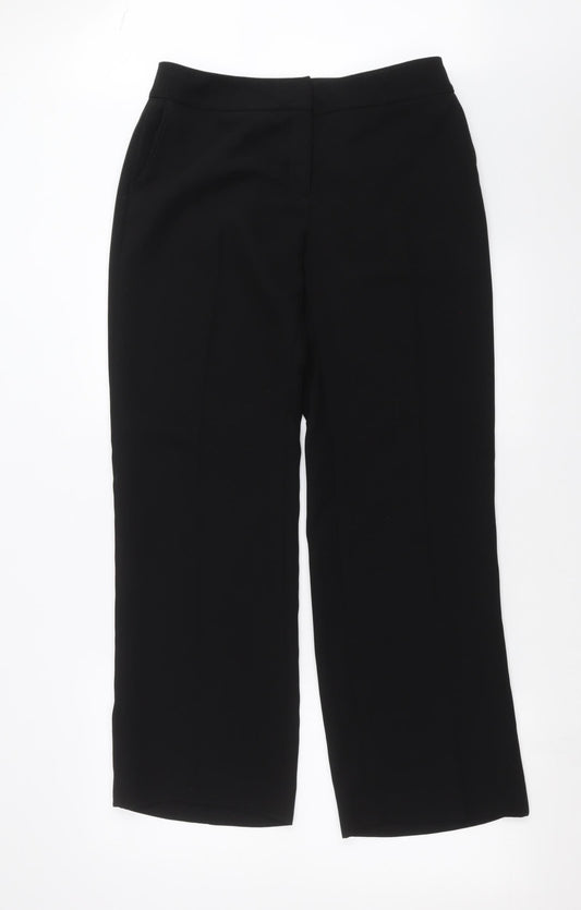 F&F Womens Black   Trousers  Size 12 L30 in