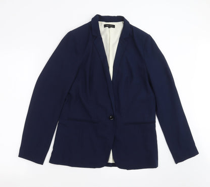 New Look Womens Blue   Jacket Suit Jacket Size 12