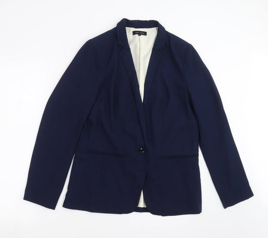 New Look Womens Blue   Jacket Suit Jacket Size 12