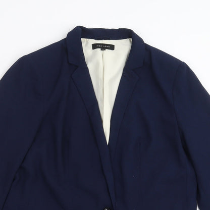 New Look Womens Blue   Jacket Suit Jacket Size 12