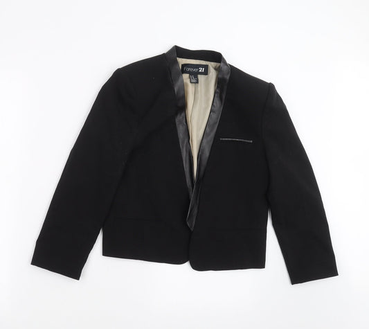 FOREVER 21 Womens Black   Jacket Blazer Size M