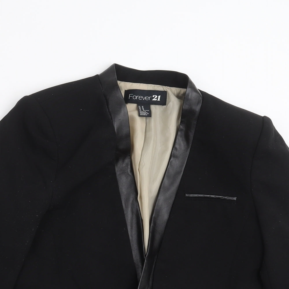 FOREVER 21 Womens Black   Jacket Blazer Size M