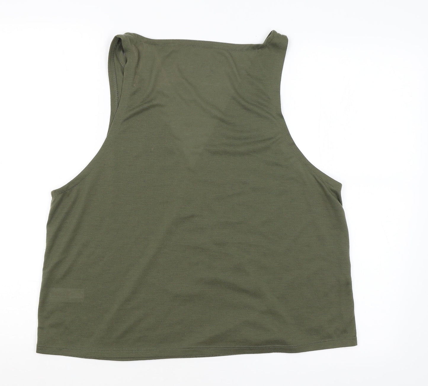 Womens UK Size 22 Simply Be Green Wrap Tank