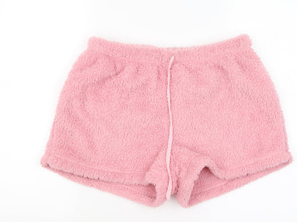Loungable Womens Pink   Sweat Shorts Size L