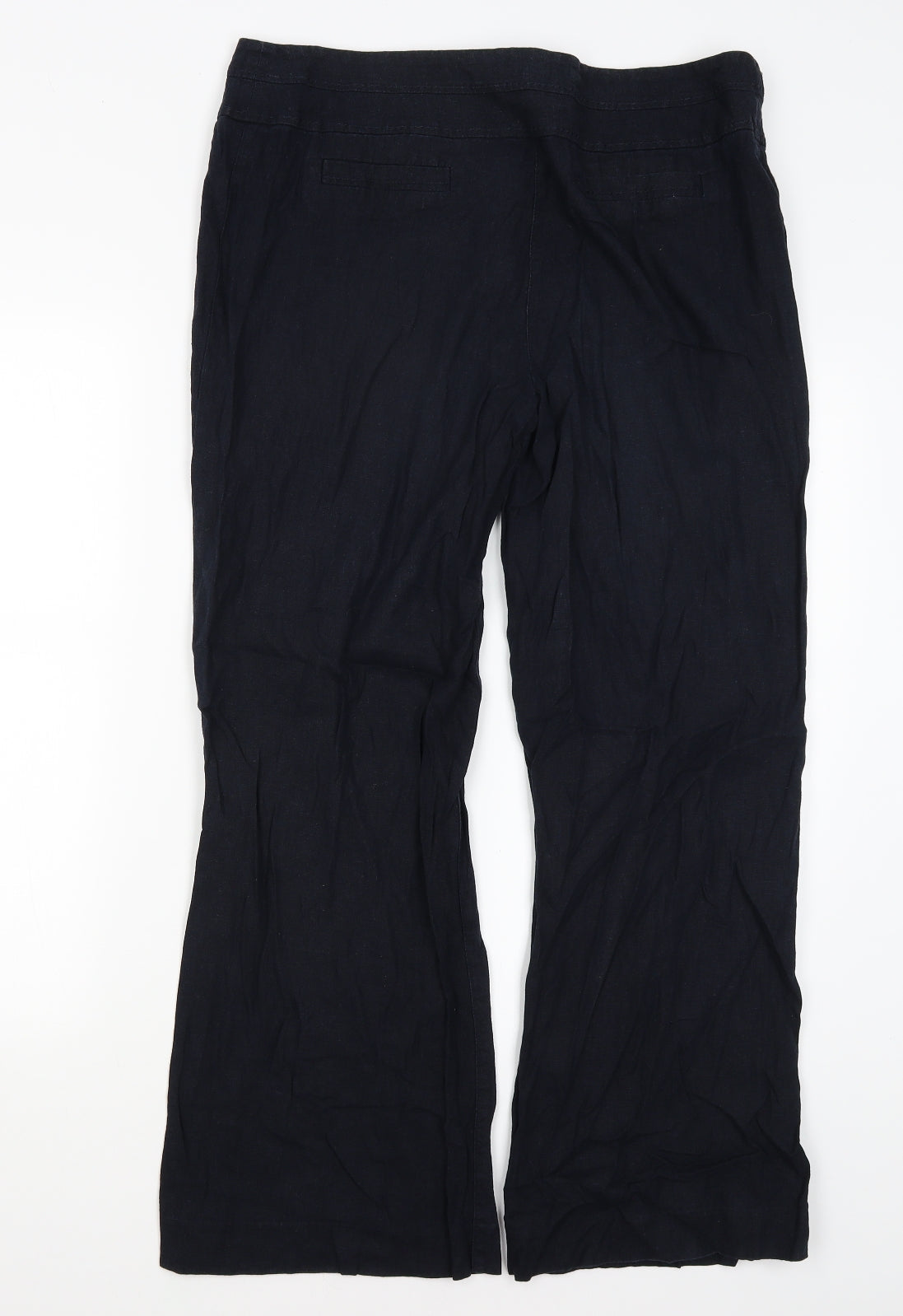 Womens UK Size 14 Collection Regular Fit  Blue Trousers