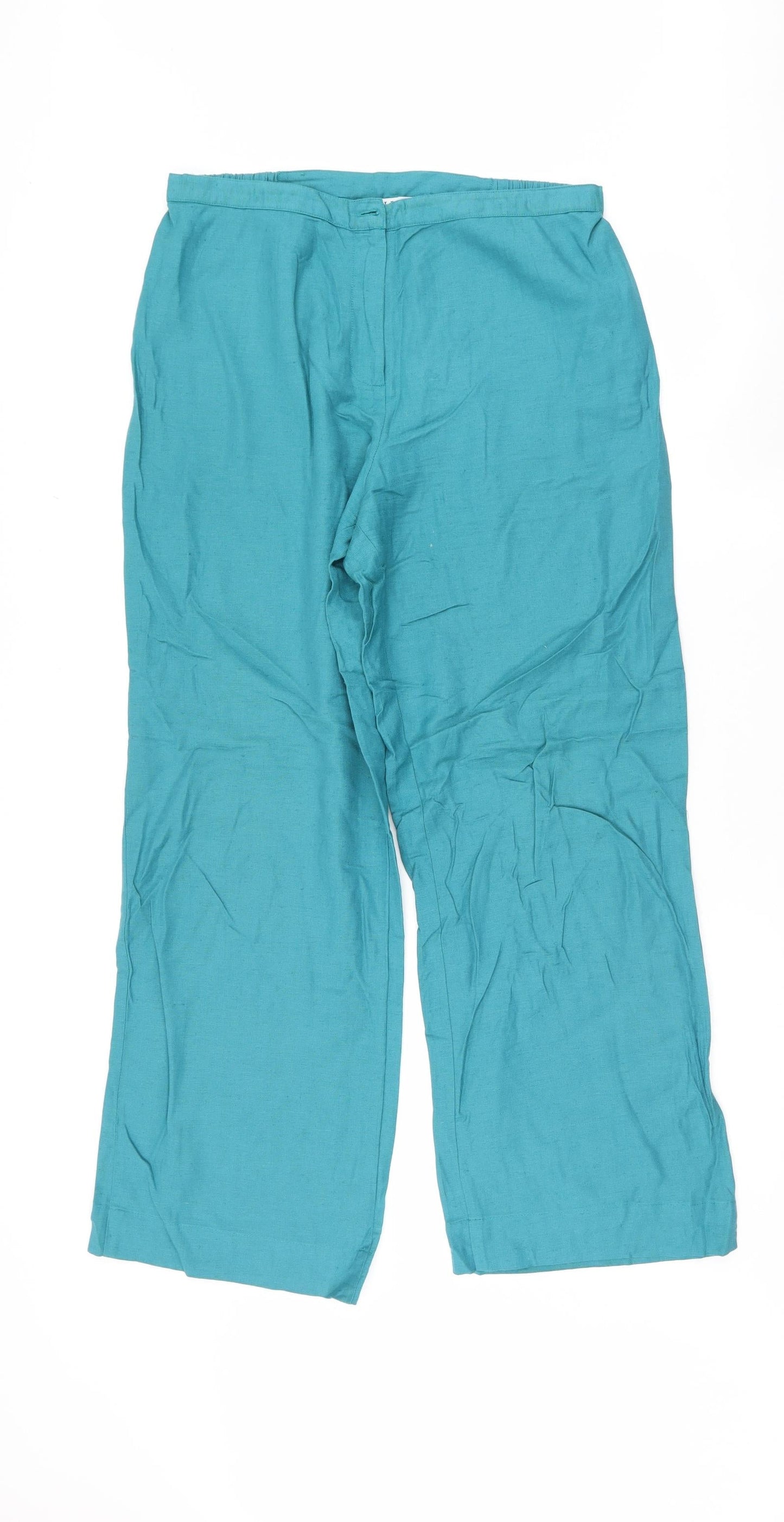 Joanna Hope Womens Blue   Trousers  Size 14 L29 in