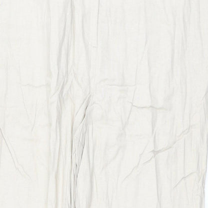 Womens UK Size 18 Marks and Spencer Regular Fit  Beige Trousers