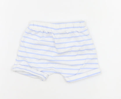 Matalan Baby Multicoloured Striped  Cropped Trousers Size 3-6 Months