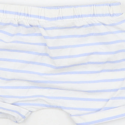 Matalan Baby Multicoloured Striped  Cropped Trousers Size 3-6 Months