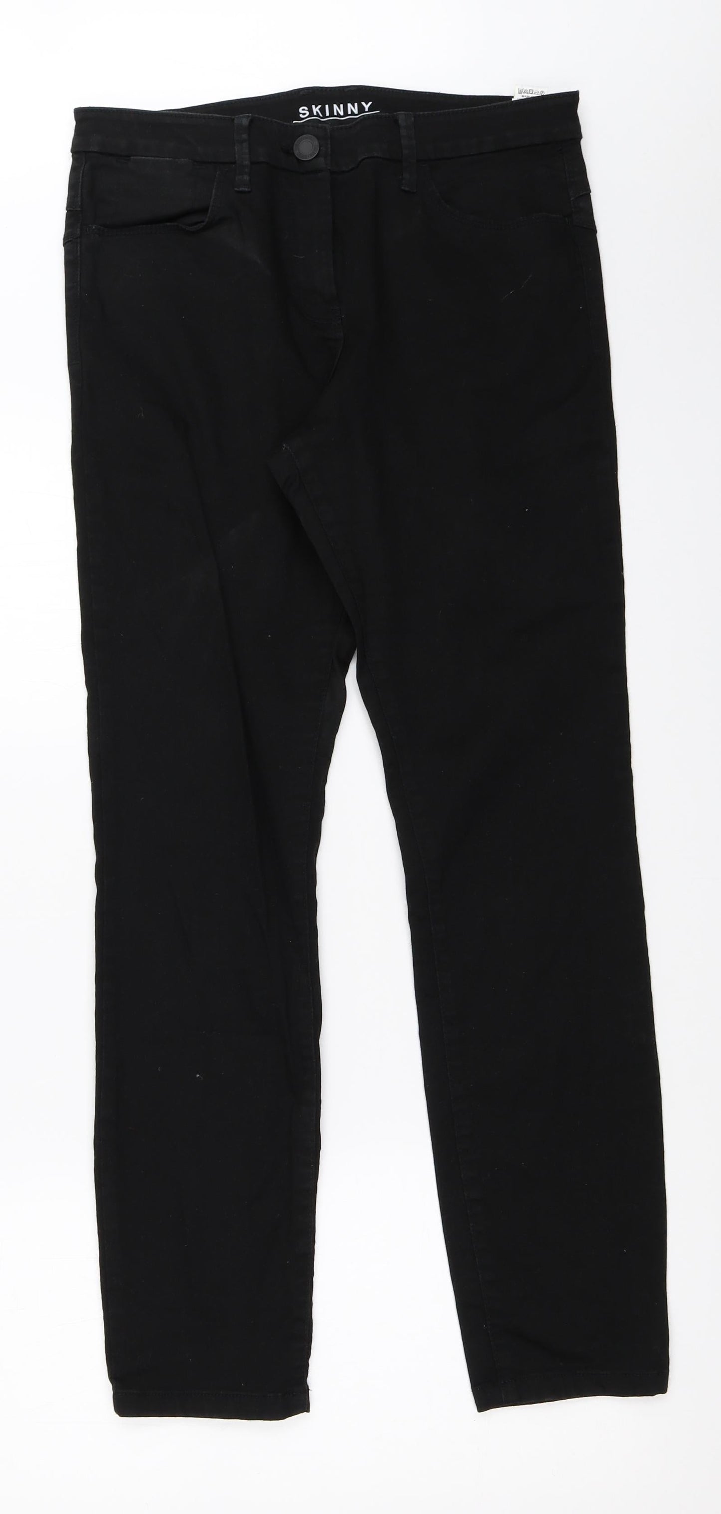 Womens UK Size 12 Marks and Spencer Regular Fit Skinny Black Jeans