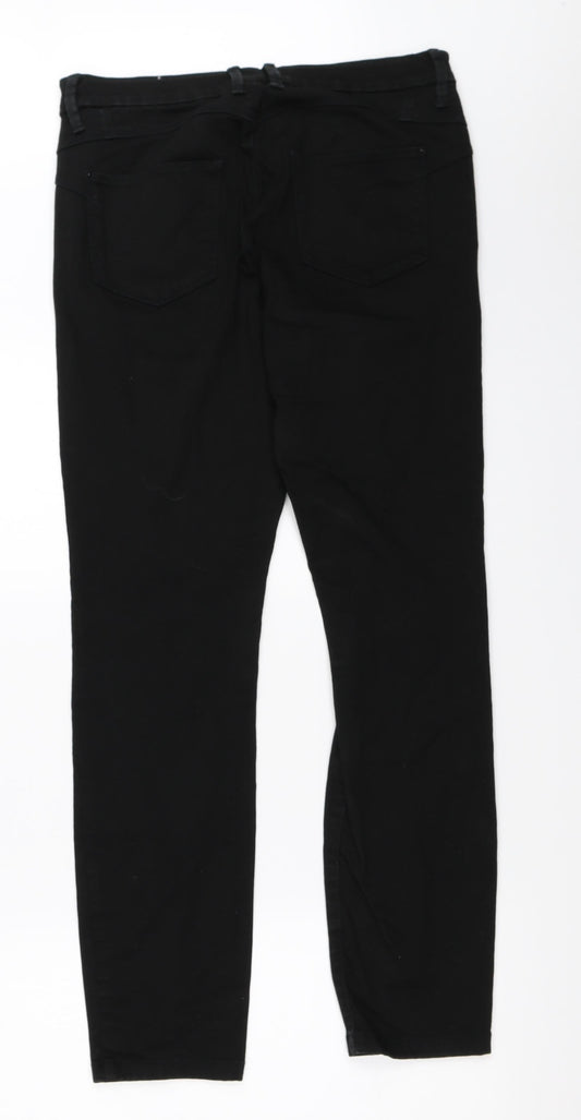 Womens UK Size 12 Marks and Spencer Regular Fit Skinny Black Jeans