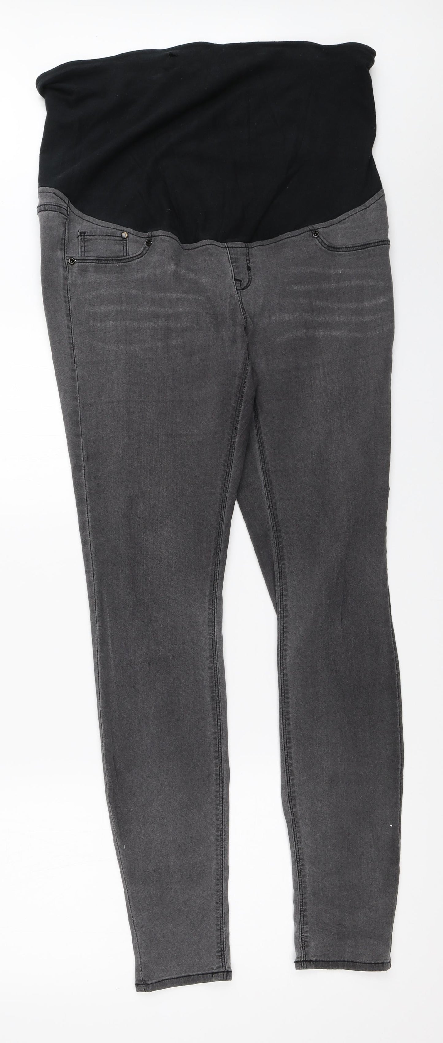 Womens UK Size 44 H&M Regular Fit Jegging Grey Jeans