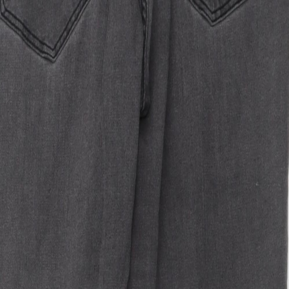 Womens UK Size 44 H&M Regular Fit Jegging Grey Jeans
