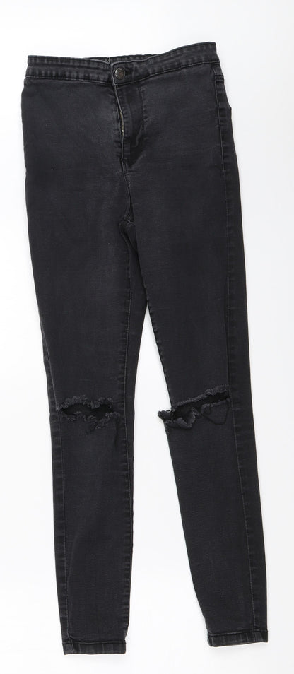 Primark Womens Black   Skinny Jeans Size 10 L27 in