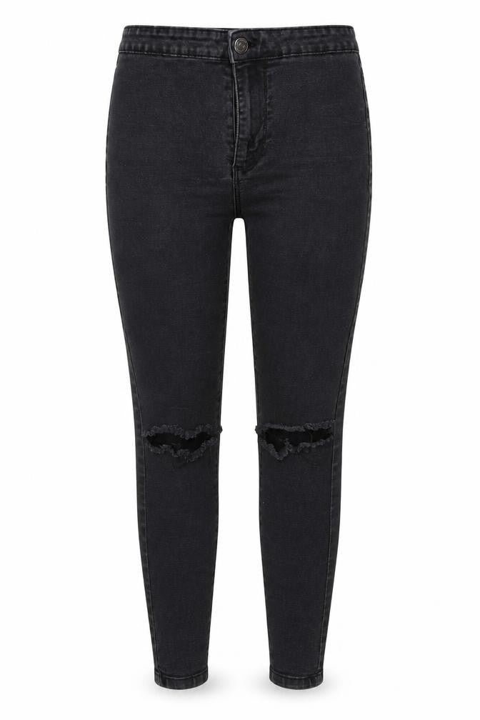 Womens UK Size 10 Primark Regular Fit Skinny Black Jeans