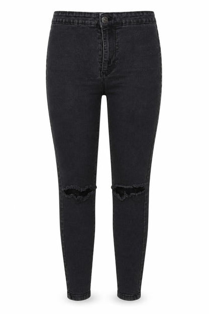 Womens UK Size 10 Primark Regular Fit Skinny Black Jeans
