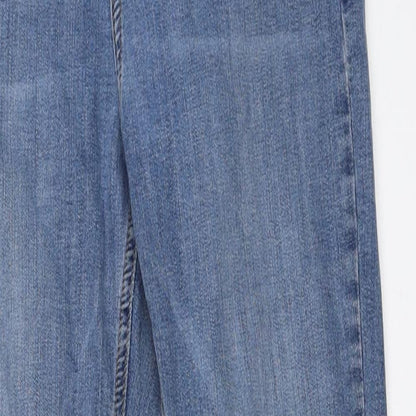 Topshop Womens Blue  Denim Skinny Jeans Size 30 in L25 in