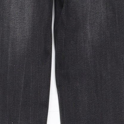 Queen Hearts Womens Grey  Denim Skinny Jeans Size XS L27 in