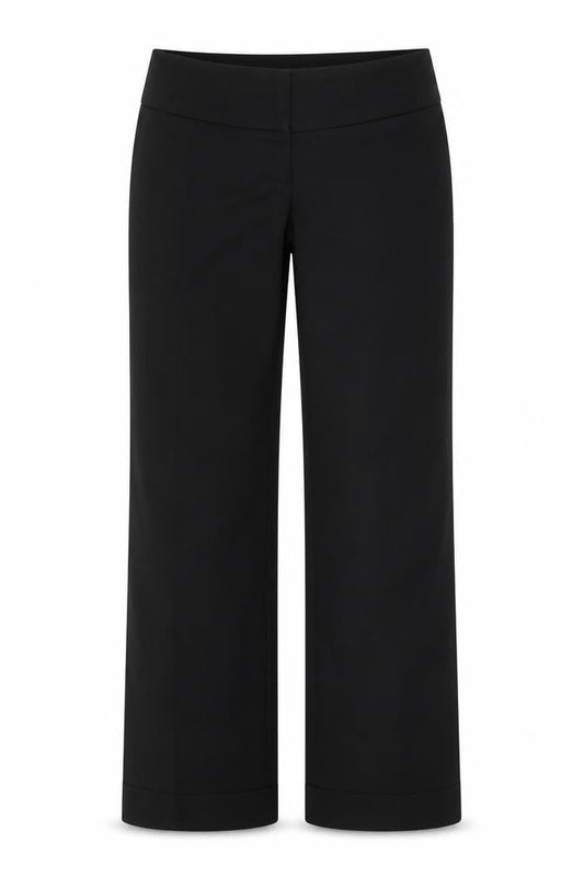 Womens UK Size 12 Warehouse Regular Fit  Black Trousers